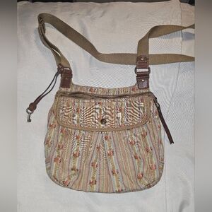 Floral Print Fossil Crossbody Pursw